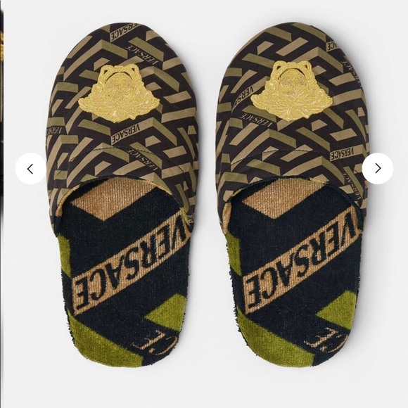 Versace Shoes - Versace La Greca Slippers